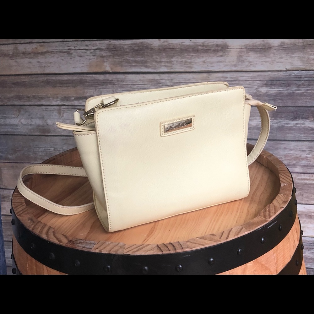 Marc Fisher Yellow purse with shoulder strap